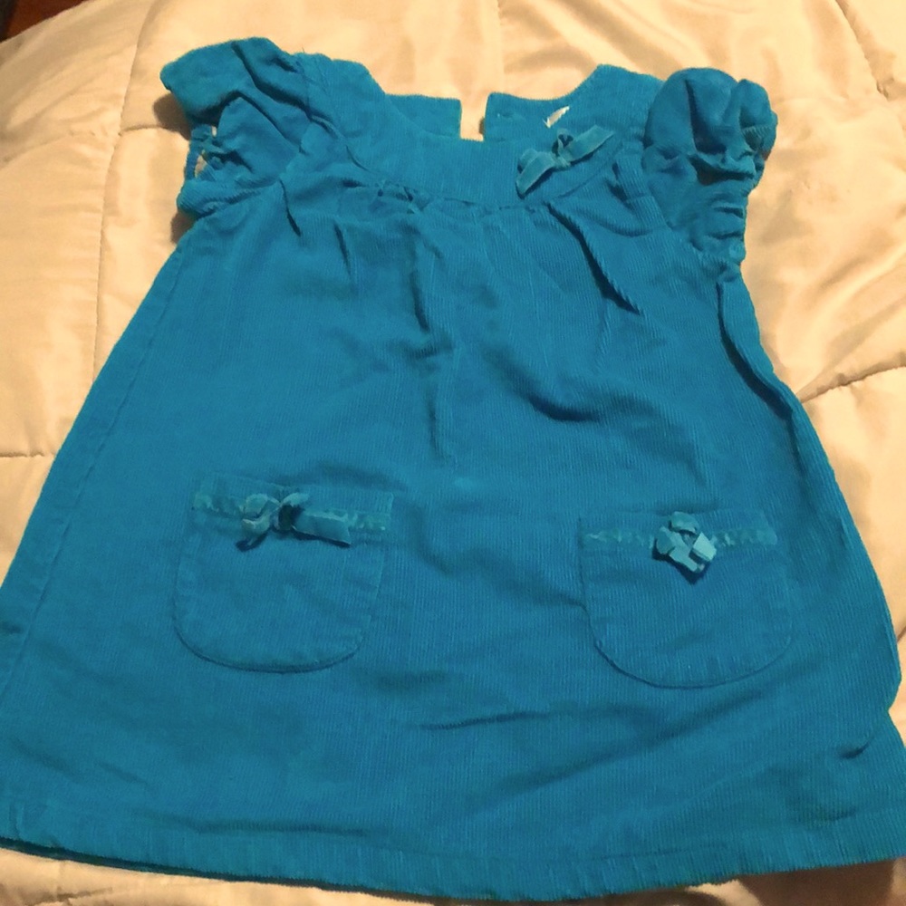 Baby Boden blue corduroy dress 18-24 months